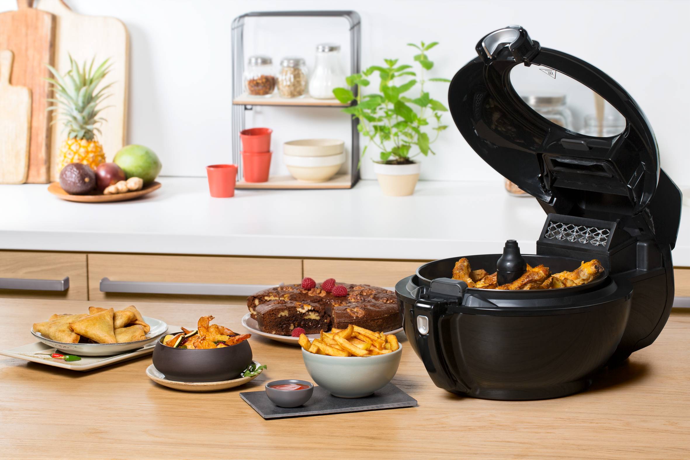 Teplovzdušná fritéza Tefal ActiFry Genius XL AH960830 Čierna