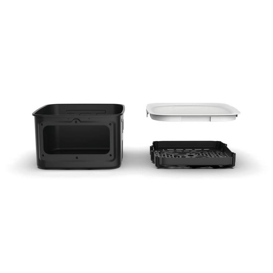 Úložná sada Easy Fry Silence 7L Vision, prídavná zásuvka, mriežka a veko