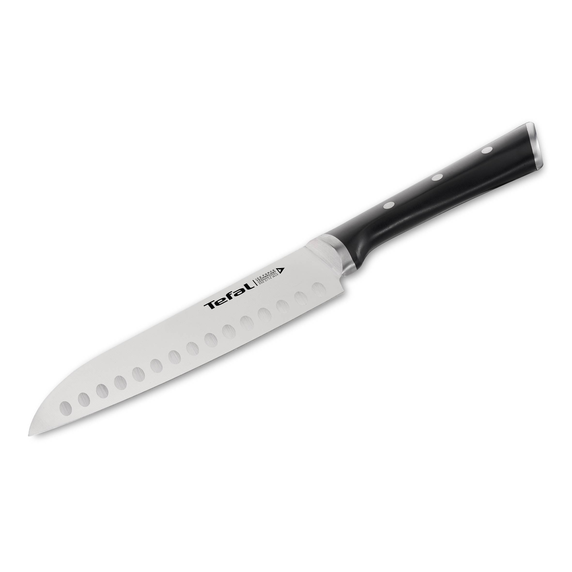 Kuchynský nôž Tefal Ice Force K2320614 Nerezový/Čierny 18 cm