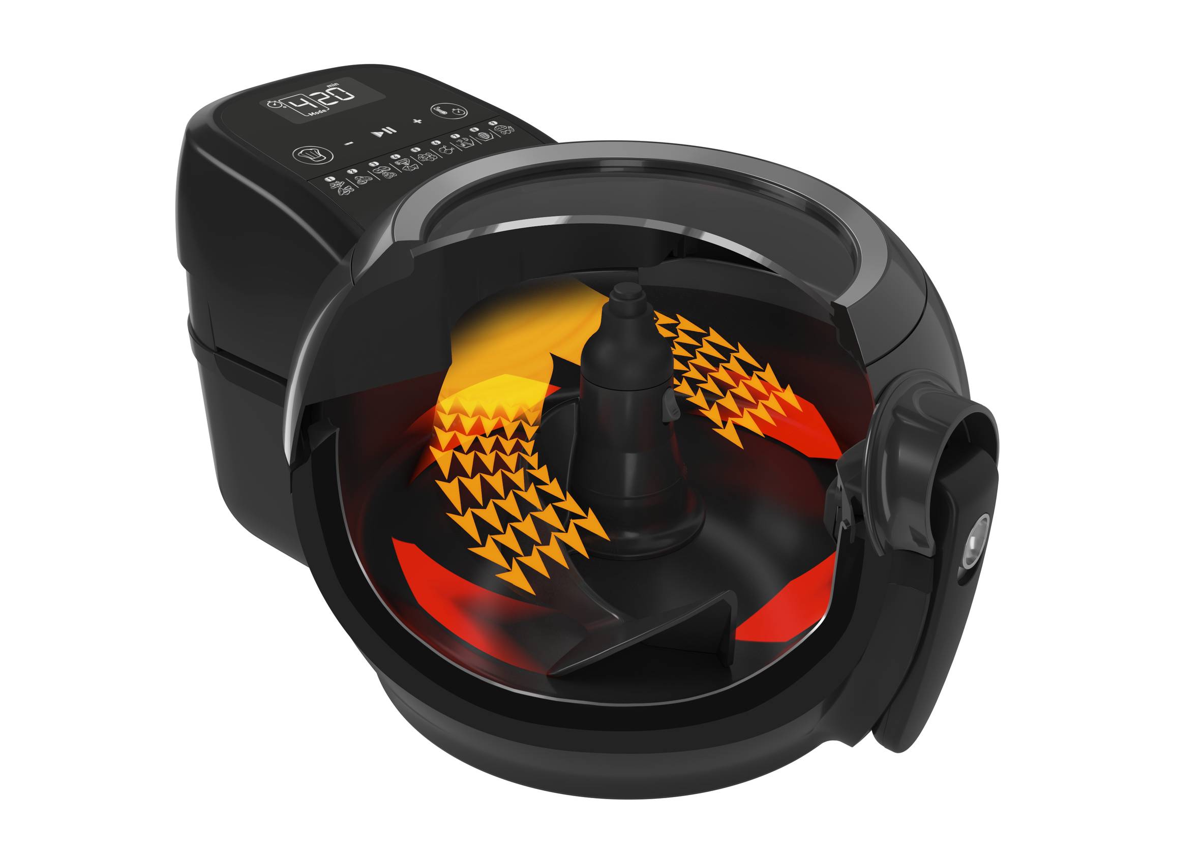 Teplovzdušná fritéza Tefal Actifry Genius FZ760830 Čierna