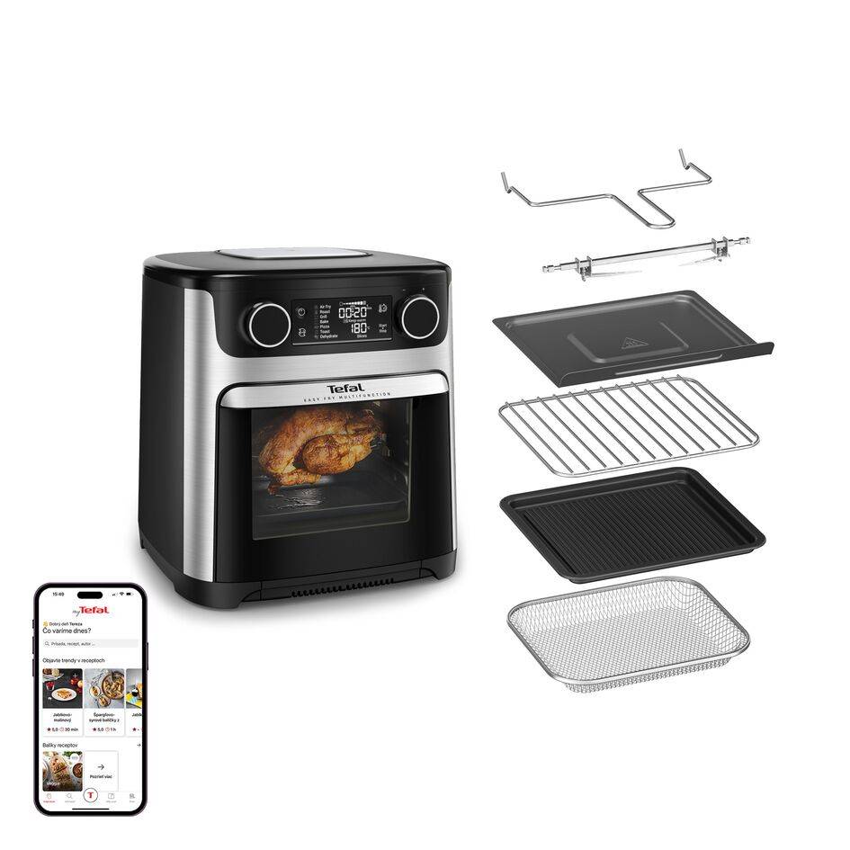 Teplovzdušná fritéza Tefal Easy Fry Multifunction 15L FW556DE0 Čierna