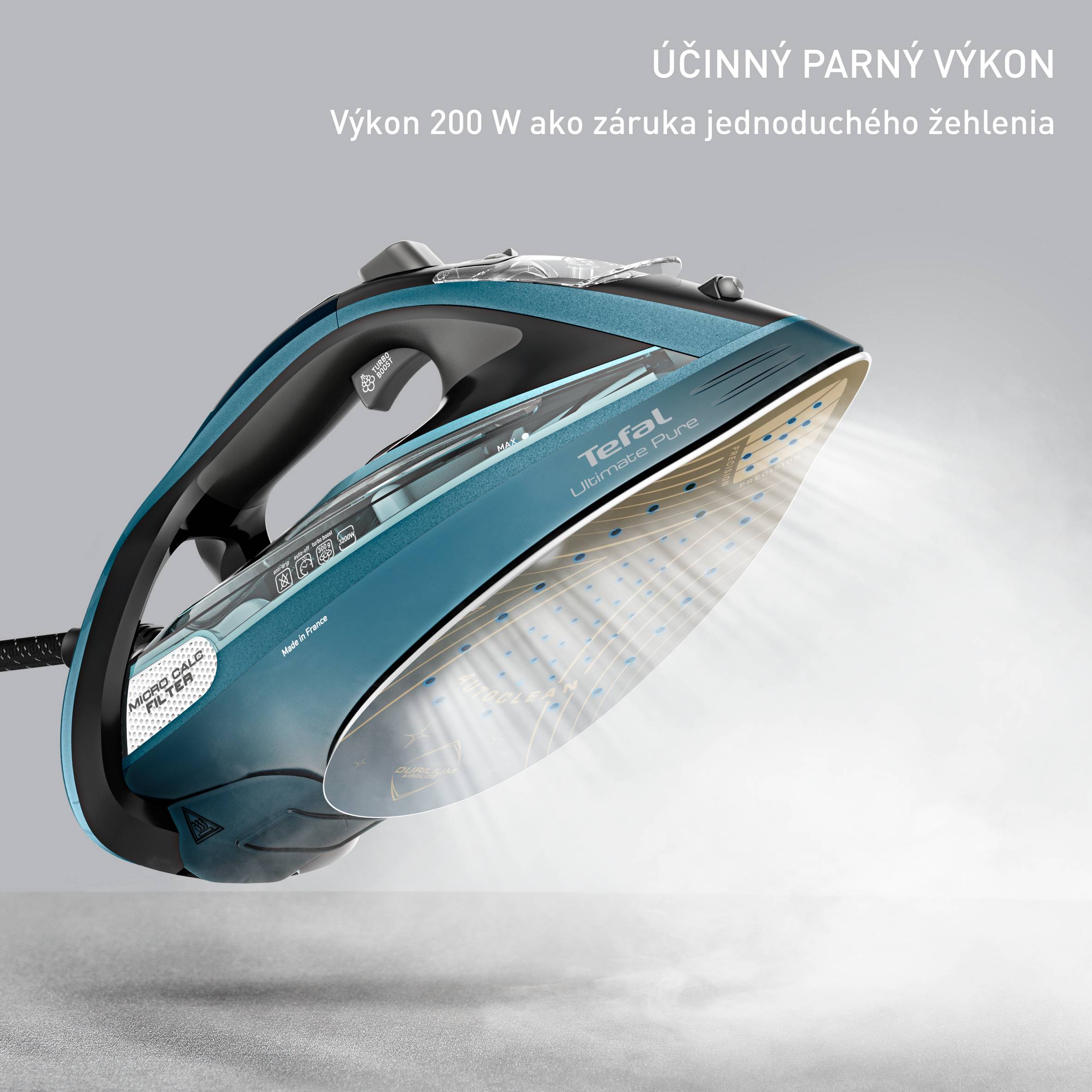 Naparovacia žehlička Tefal Ultimate Pure FV9851E0
