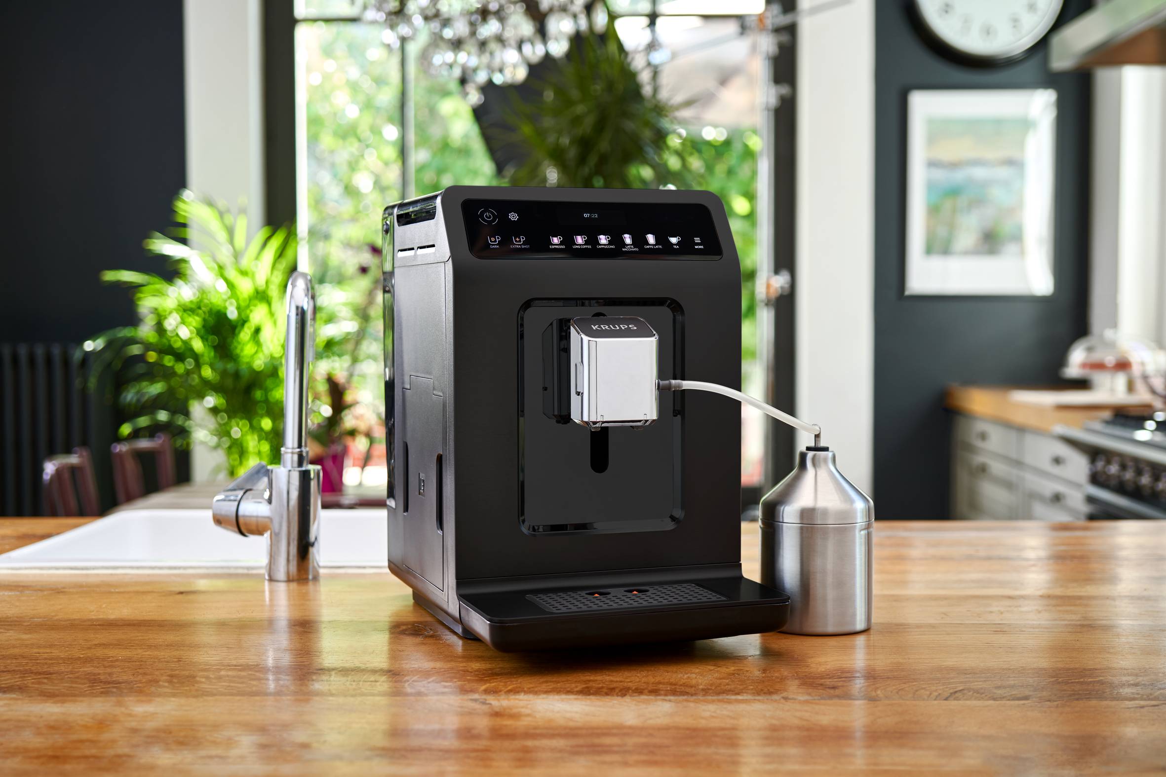 Automatický kávovar KRUPS Evidence PLUS EA894810 Čierny