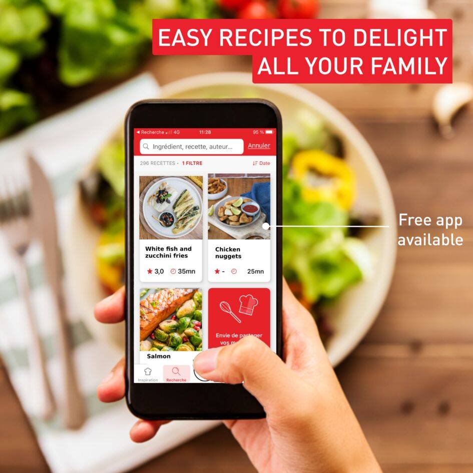 Teplovzdušná fritéza Tefal Easy Fry & Grill 2v1 EY801D15 Čierná/Nerezová