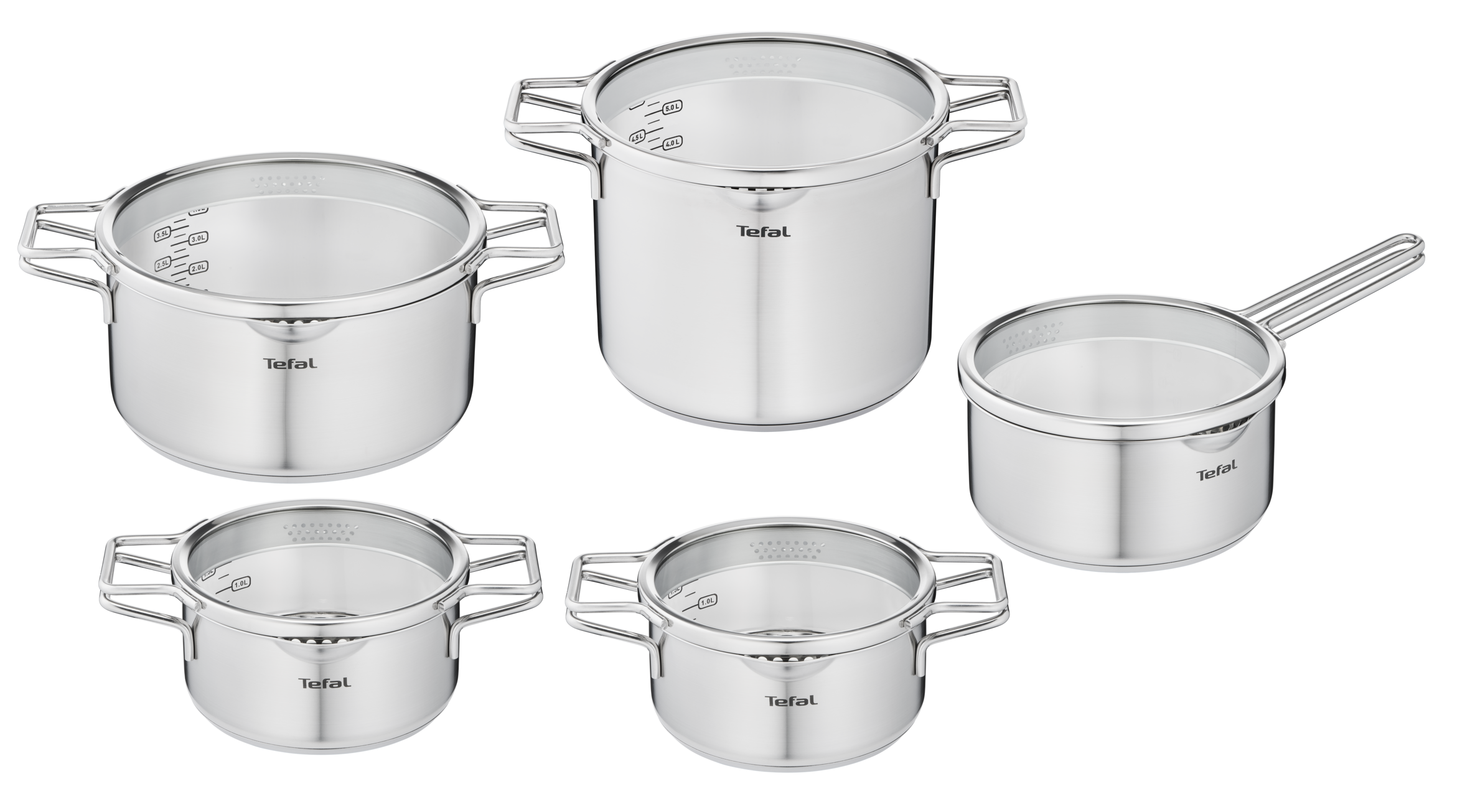 Súprava riadu Tefal Nordica H852SA55 10 ks