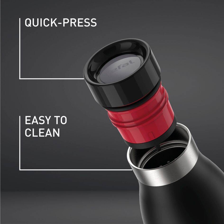 Termofľaša Tefal Bludrop N3110110 čierna 0,5l