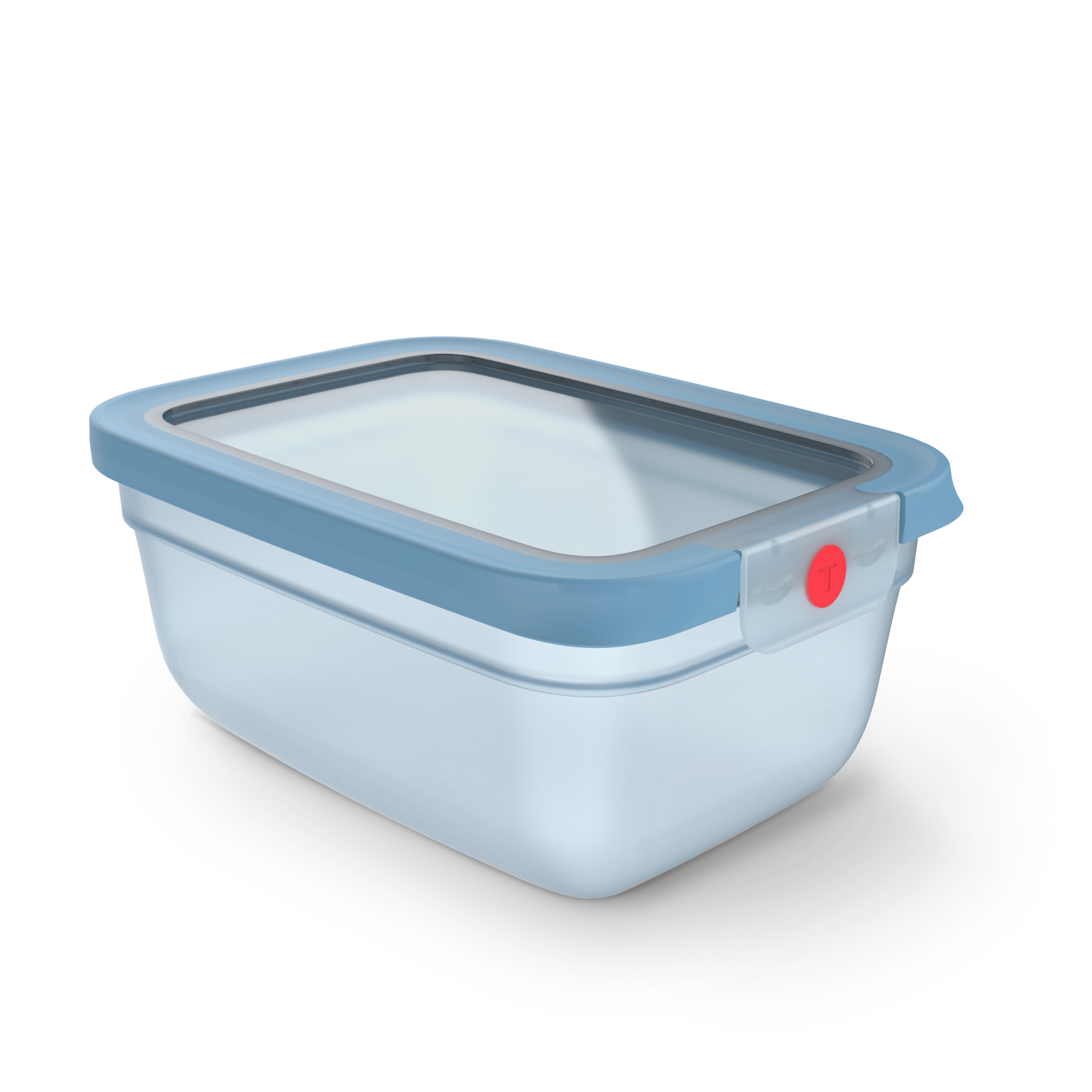 N1211010 oneClick Tefal obdĺžniková nádoba na potraviny, 1,5 l, modrá