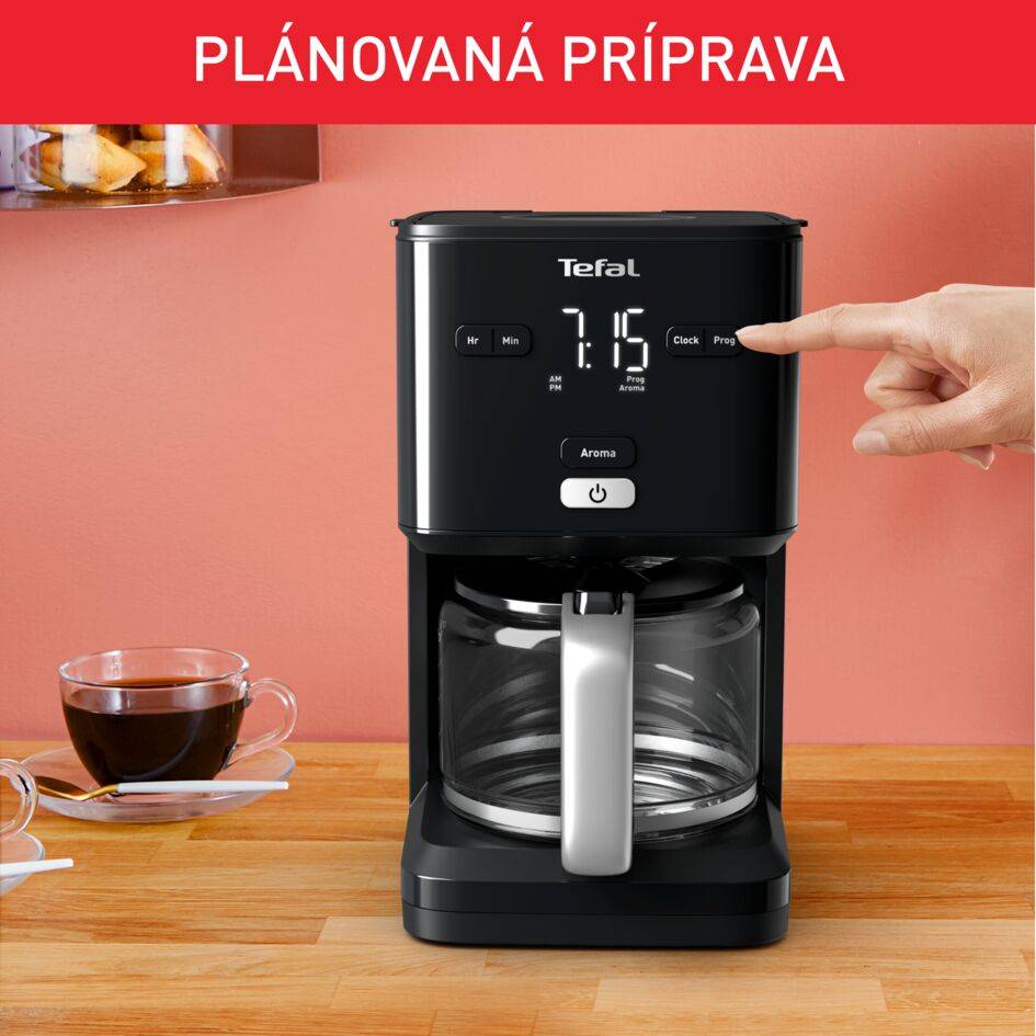 Prekvapkávací kávovar Tefal Digital CM600810 Čierny