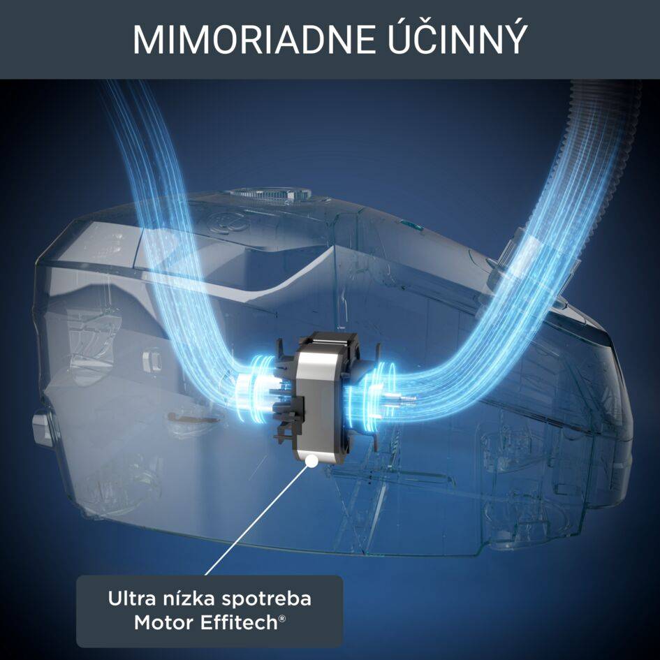 Vreckový vysávač Green Force Effitech ECO 64dB Total Clean RO6189EA