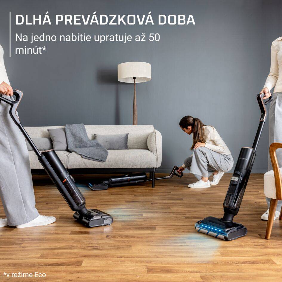 Podlahová umývačka a vysávač v jednom Rowenta X-Clean 7 Auto Wet & Dry 20 000 PA GZ5736E0