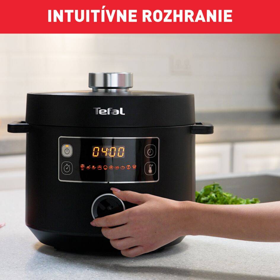 Multifunkčný elektrický hrniec Tefal Turbo Cuisine CY754830 Čierny