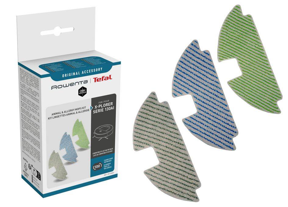 Súprava 3 utierok do robotického vysávača ZR130001