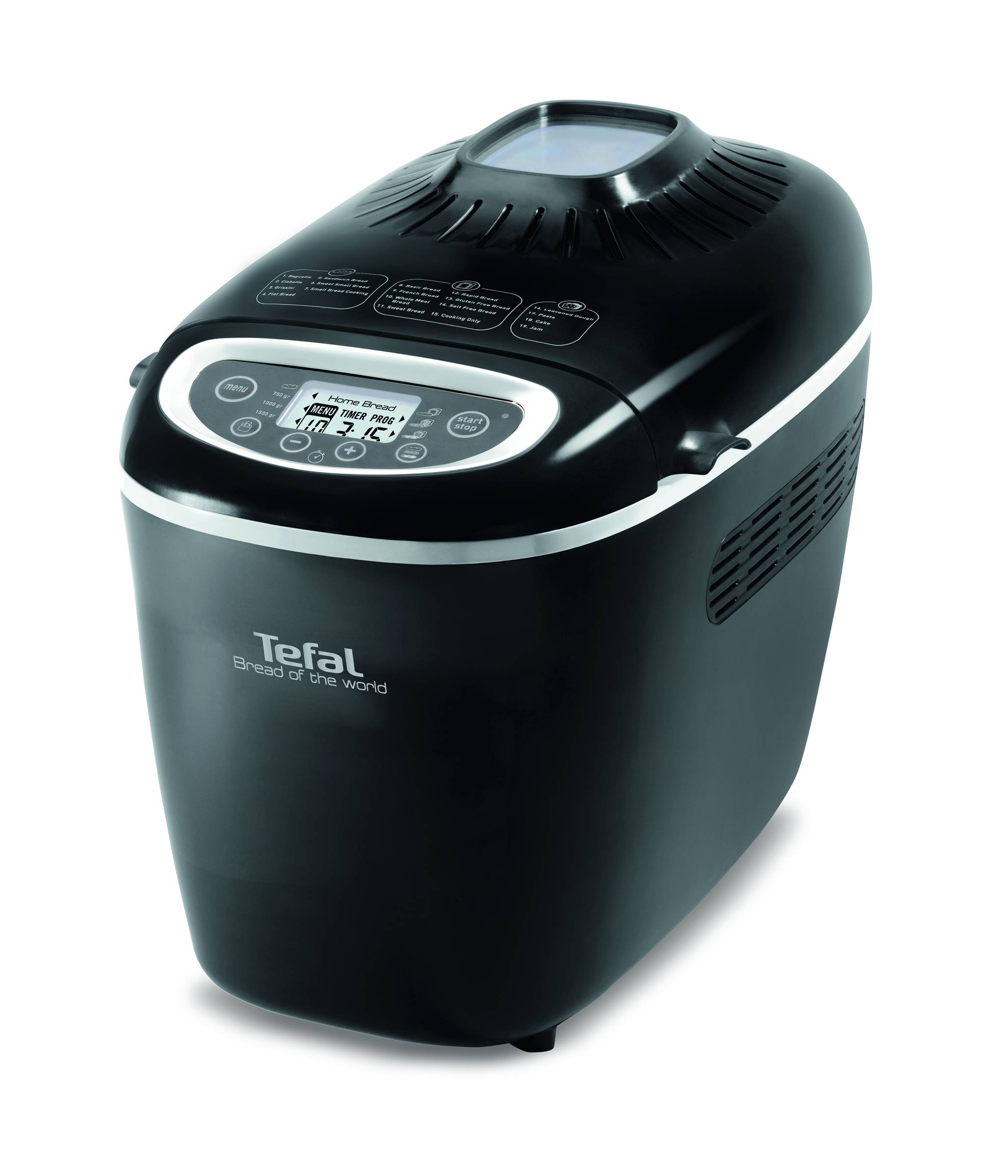 Domáca pekáreň Tefal Bread of the World PF611838 Čierna