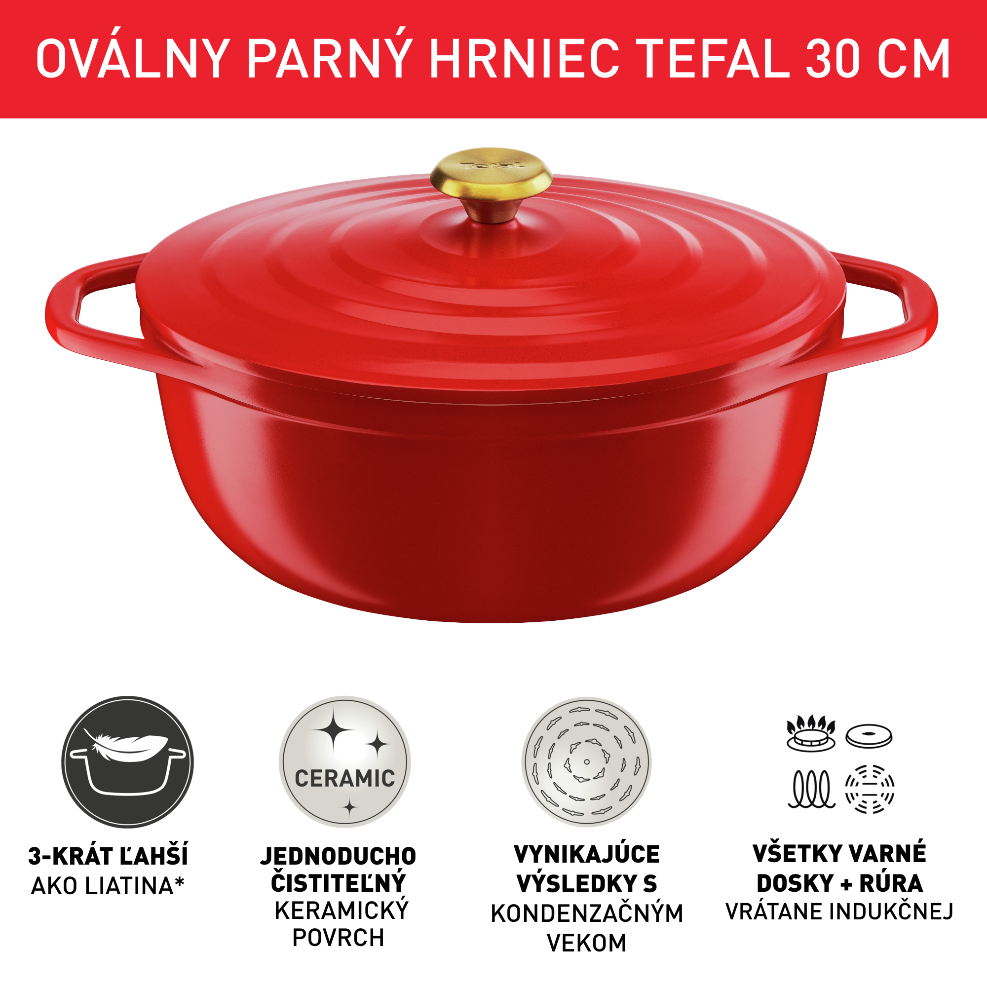 Oválny hrniec Air 30x23 cm