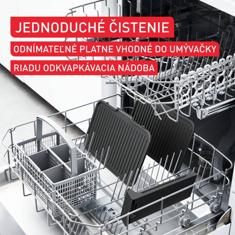 Kontaktný gril Tefal SuperGrill 3v1 XL GC520DE0 Nerez