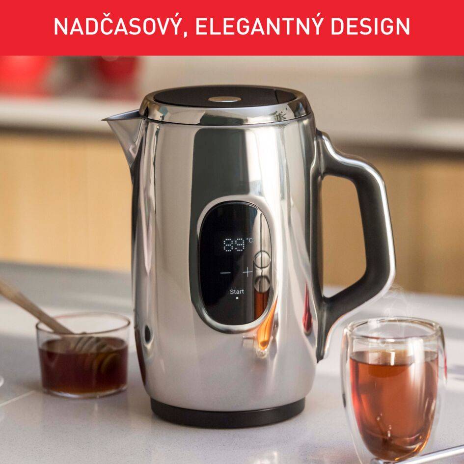 Rýchlovarná kanvica Tefal Majestuo KI883D10 Nerezová 1,5 l