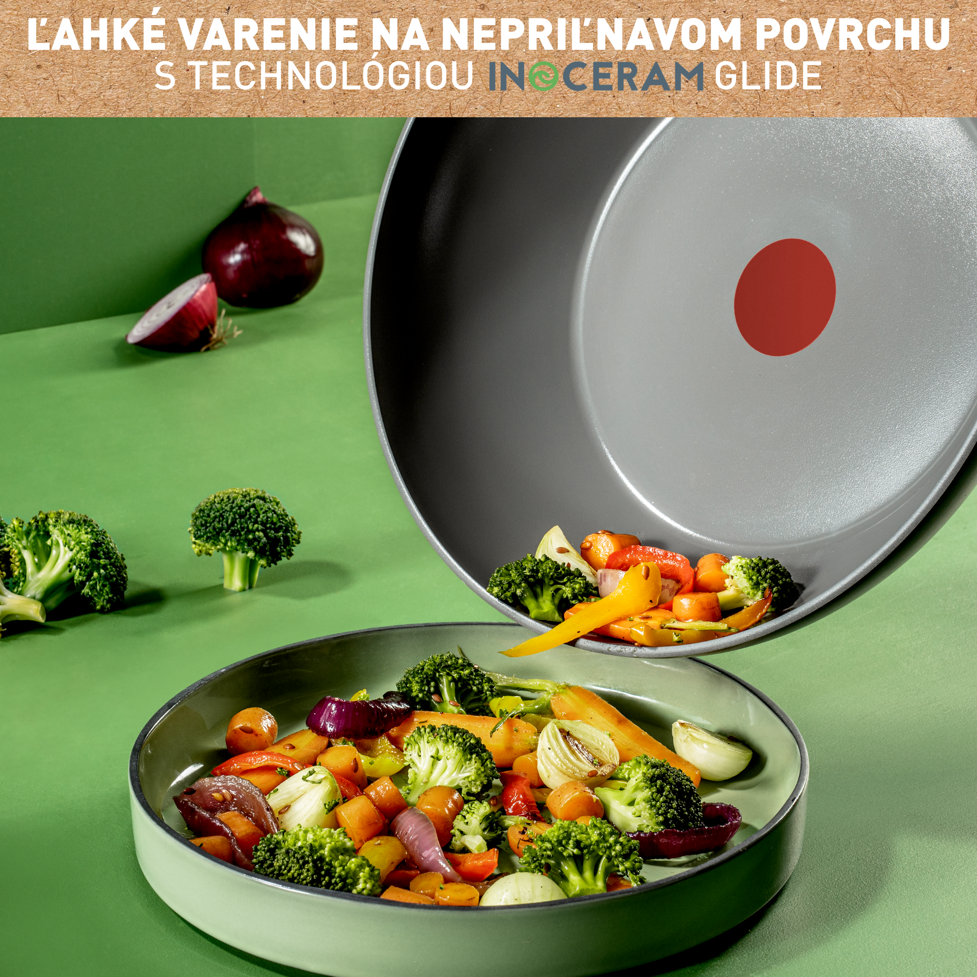 Wok panvica Tefal Renewal C4261943 28 cm Keramická
