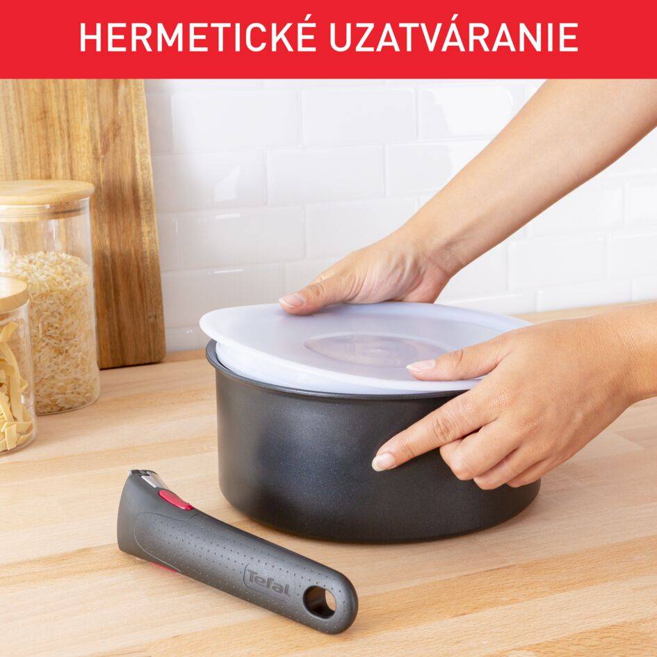 Súprava viek pre rajnice Tefal Ingenio L9849253 3 ks 16, 18 a 20 cm
