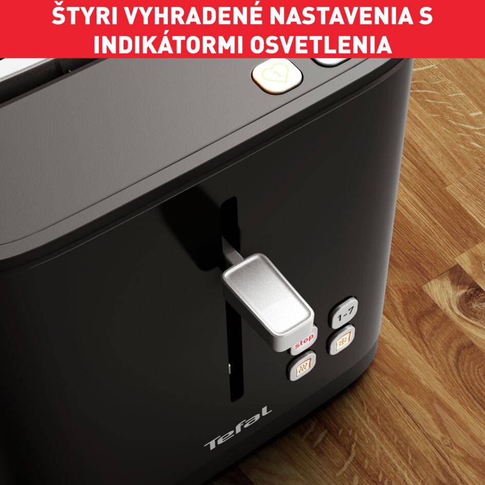 Hriankovač Tefal Digital TT640810 Čierny