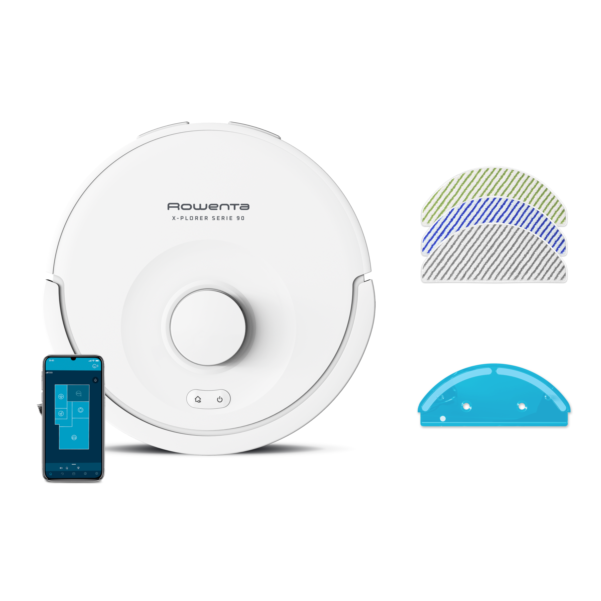 Robotický vysávač Rowenta X-PLORER S90 Animal 6000 PA RR8777WH