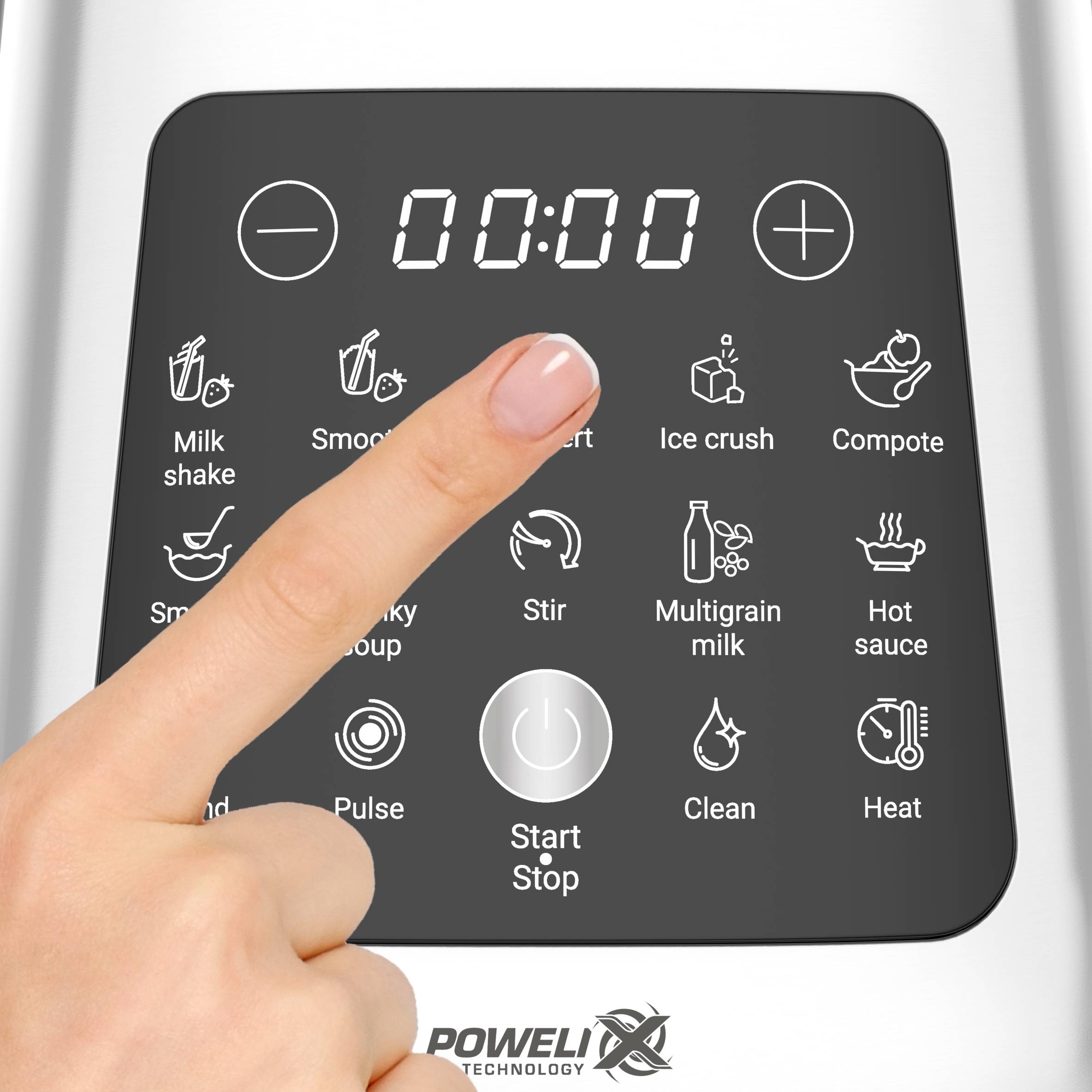 Stolný vysokorychlostný mixér Tefal PerfectMix Cook BL83SD30 Nerezový/Čierny