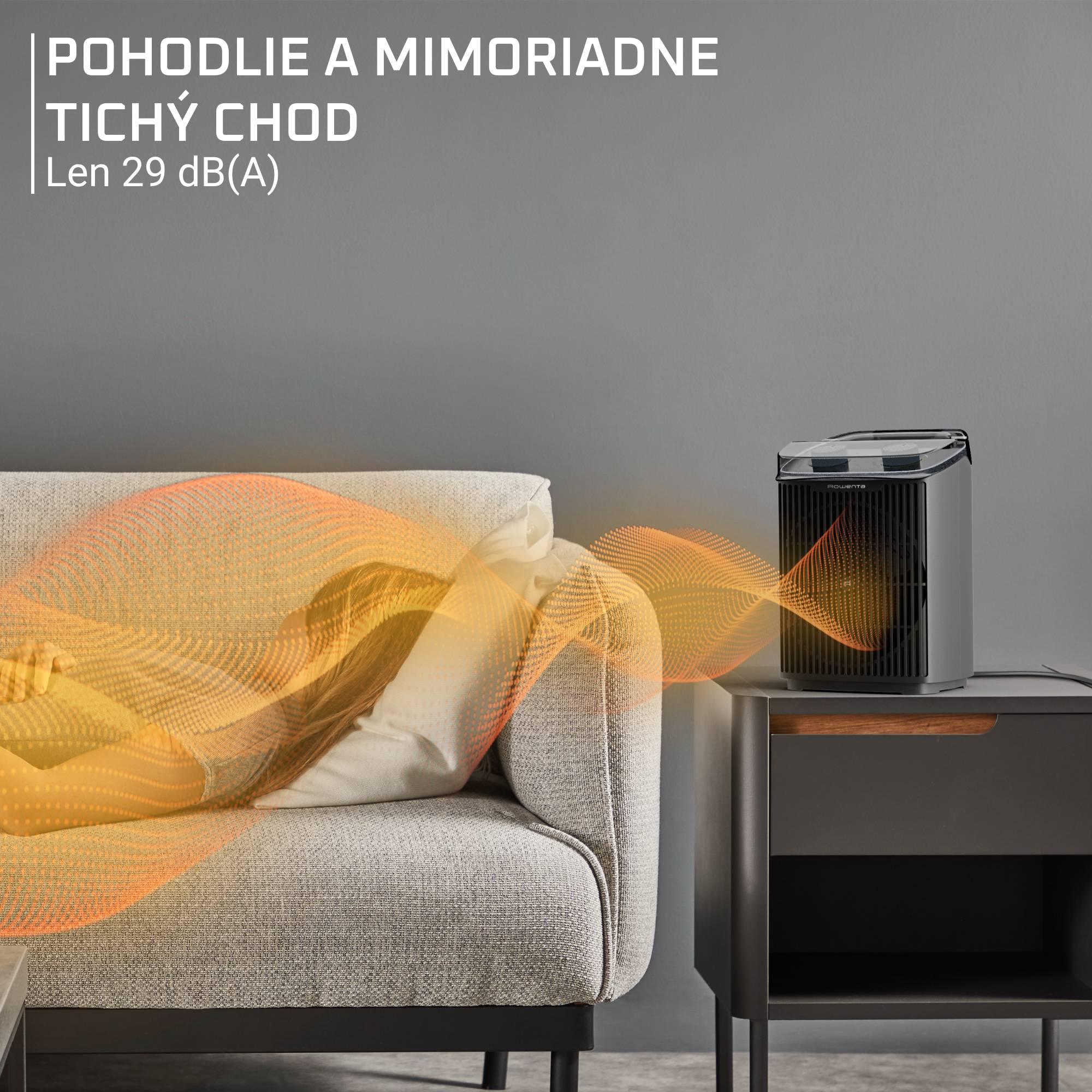 Teplovzdušný ventilátor do kúpeľne Rowenta Intense Comfort Aqua, SO6550F0