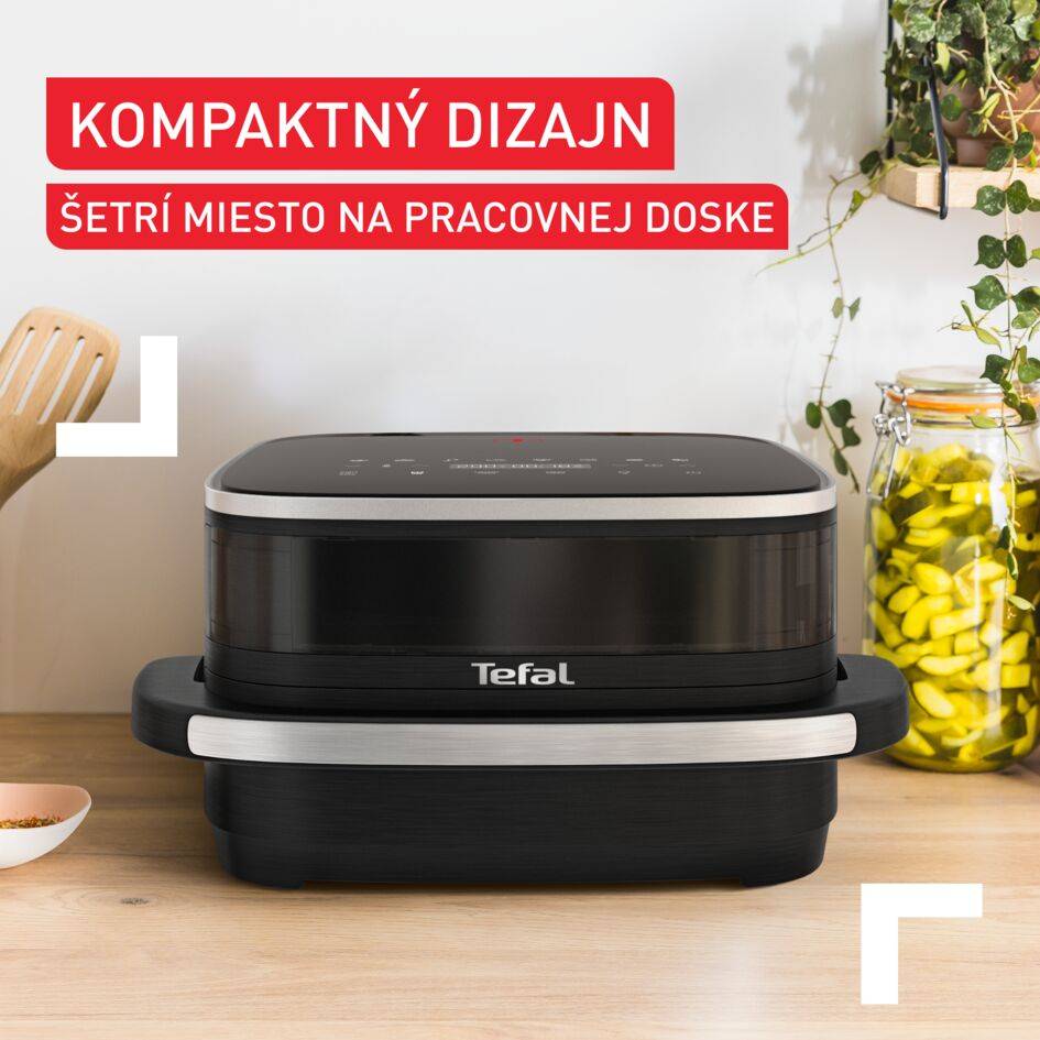 Teplovzdušná fritéza Tefal Easy Fry XL Surface FW4018E0 Čierna