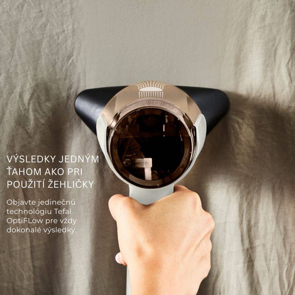 Nasávací ručný naparovač a žehlička 2v1 Tefal AeroSteam DT9820F0 Biely/zlatý