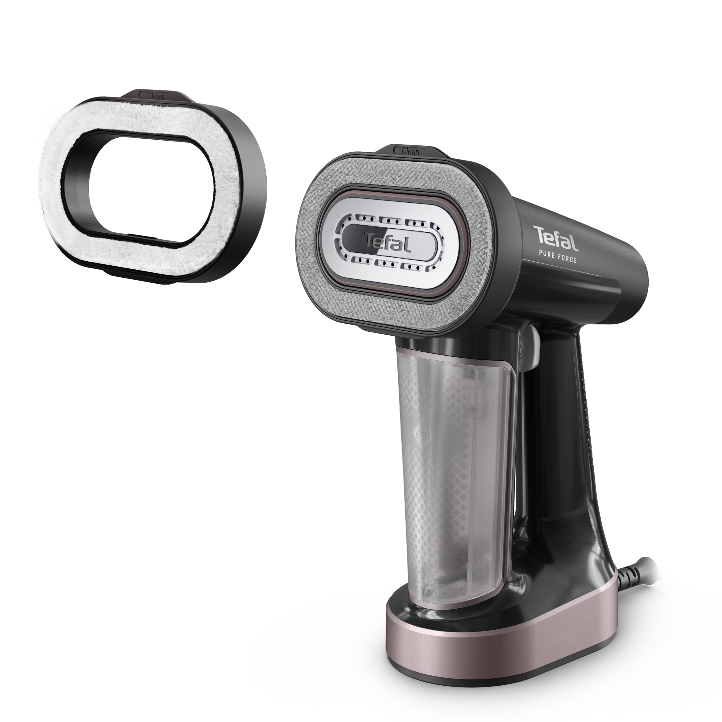 Pure Force, naparovač odevov, 3 v 1 naparovanie, žehlenie a odstraňovanie žmolkov