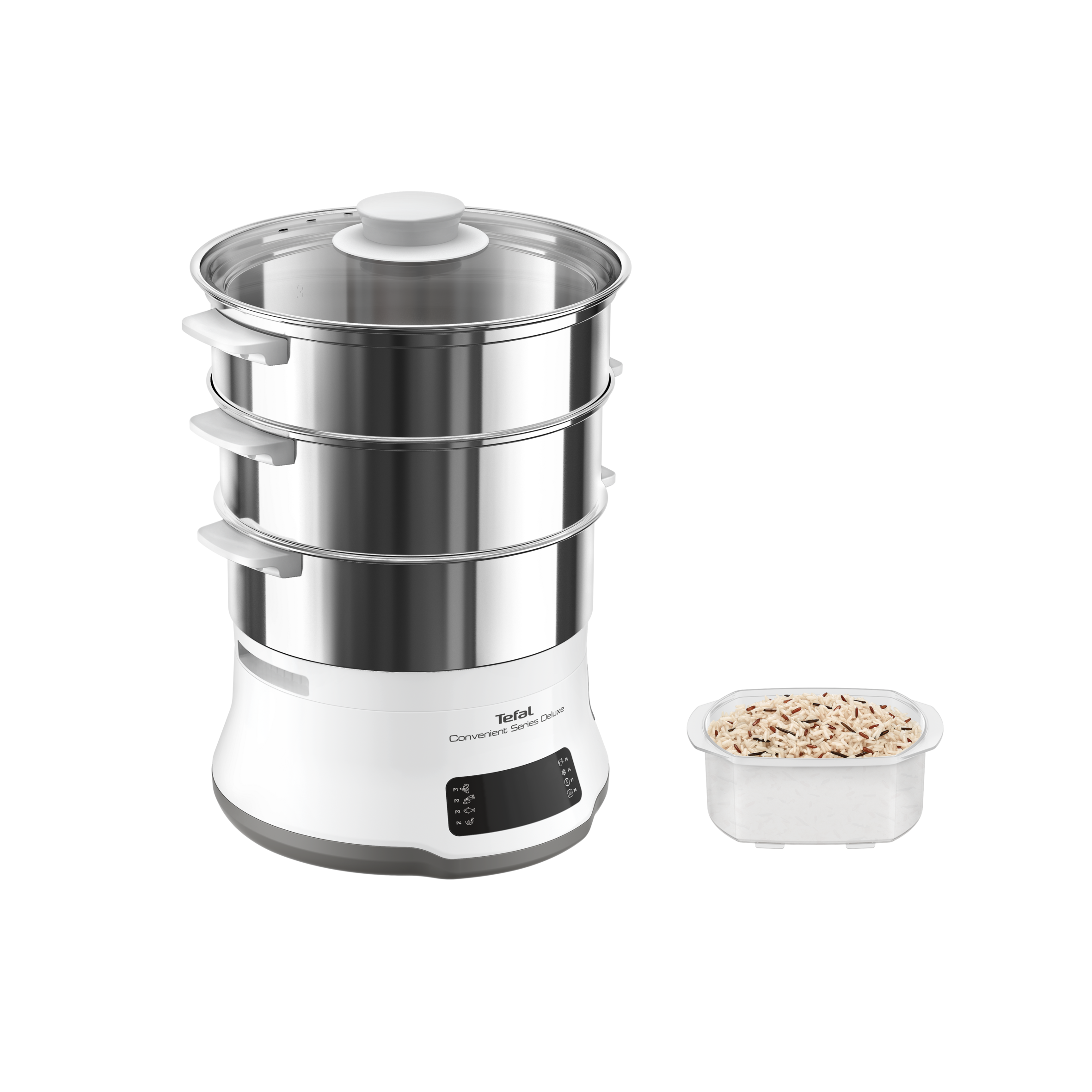 Parný hrniec Tefal Convenient Series Deluxe VC502D10 Biely