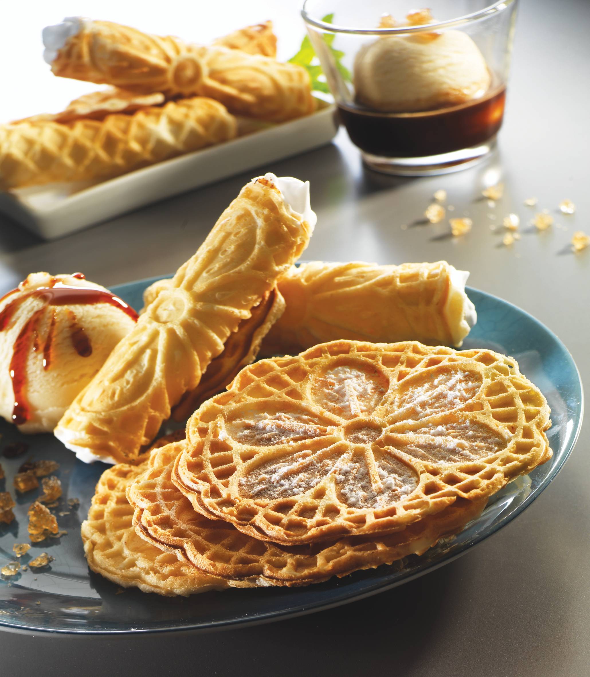 Vymeniteľné platničky Tefal Snack Collection XA800712 Kvetinové lievance