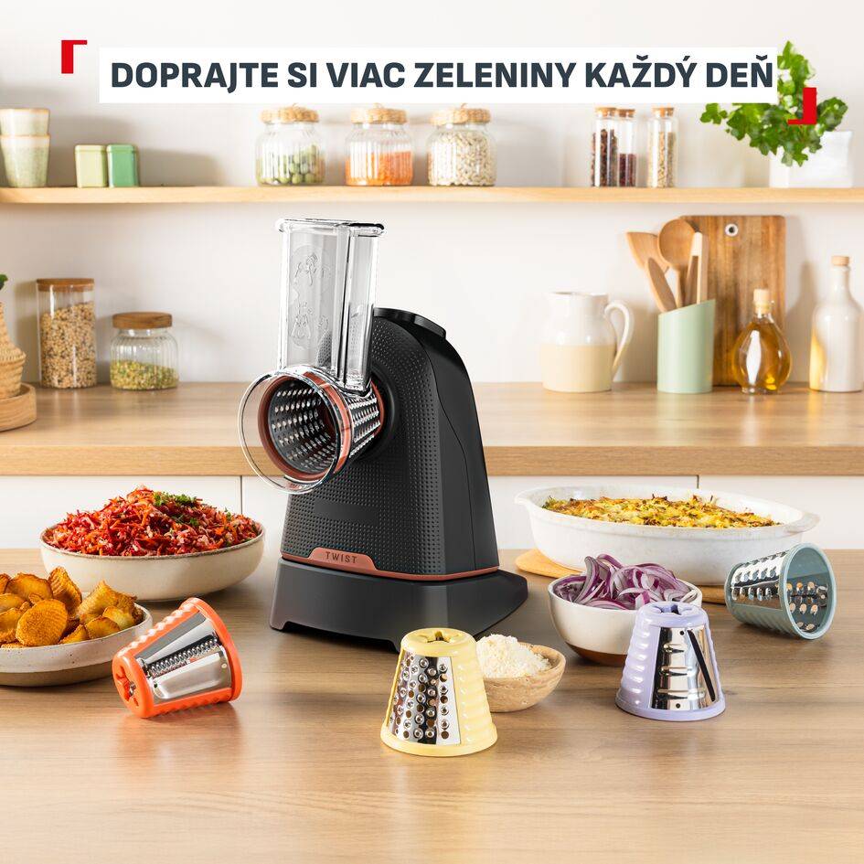 Elektrický strúhač Tefal Fresh Express Twist DN8658E0