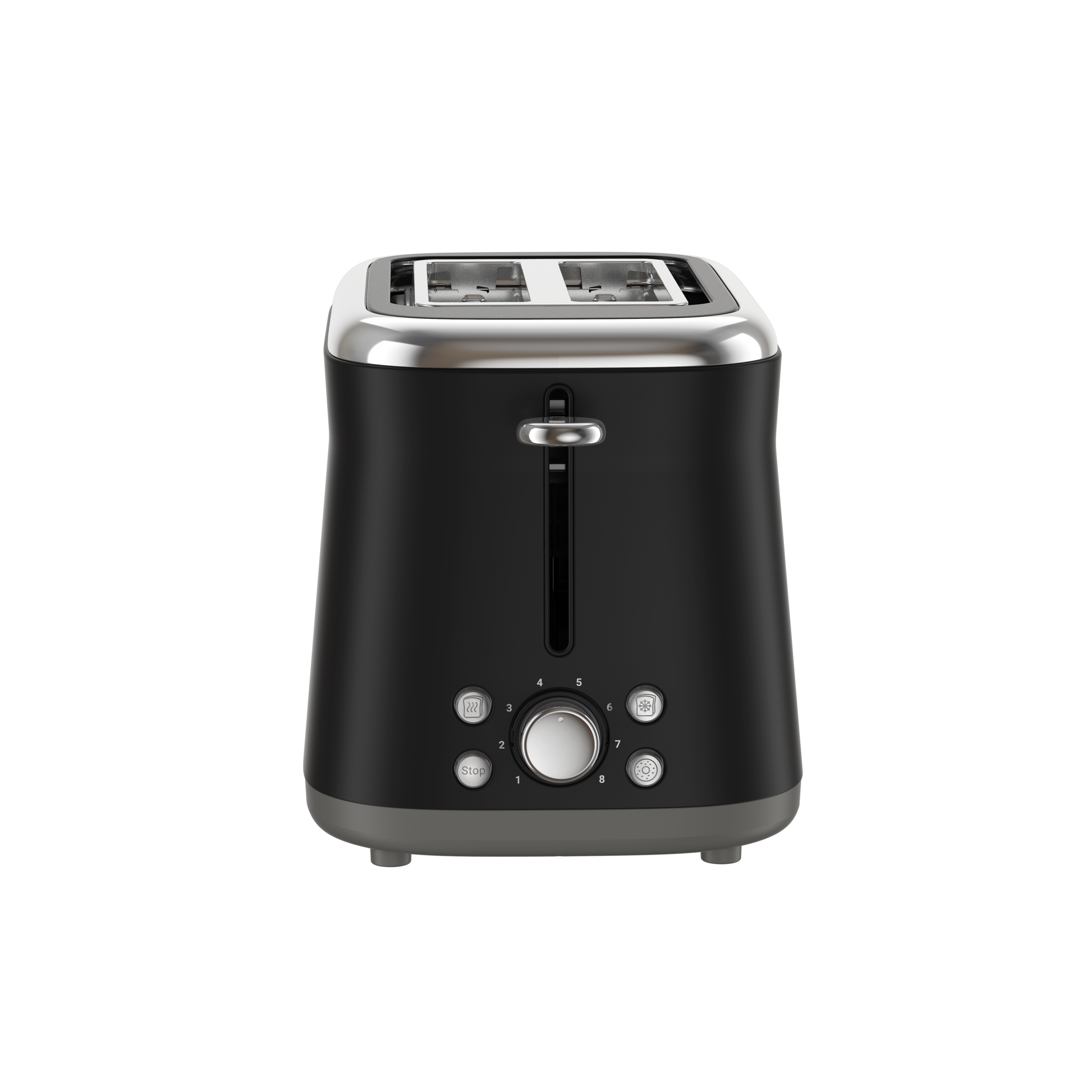 Retro hriankovač Tefal Collection, TT7208E0, ušľachtilá oceľ, čierny