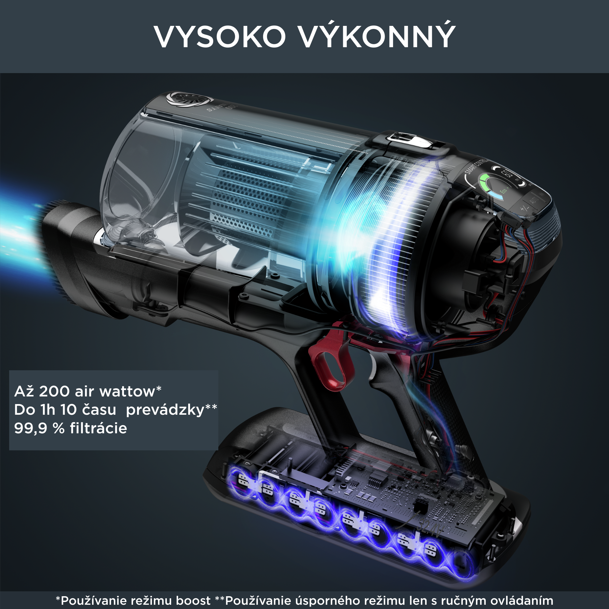 Tyčový vysávač X-Force Flex 14.60 Animal 3v1 200AW RH9958WA