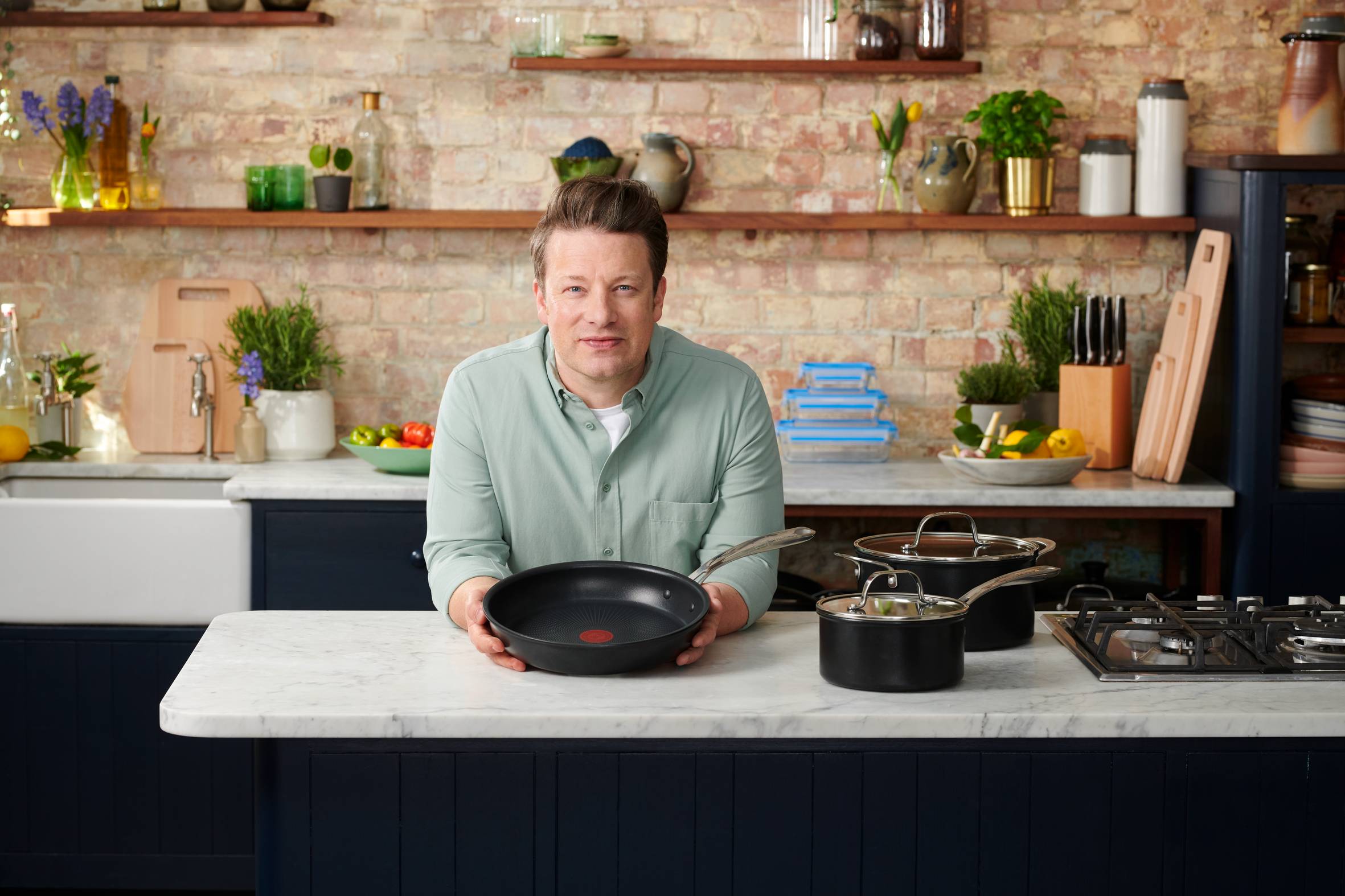 Rajnica s pokrievkou Tefal Jamie Oliver E0142355 18 cm