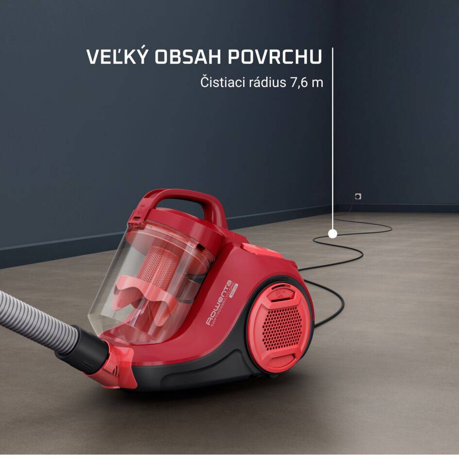 Bezvreckový vysávač Swift Power Cyclonic 900W Classic RO2913EA
