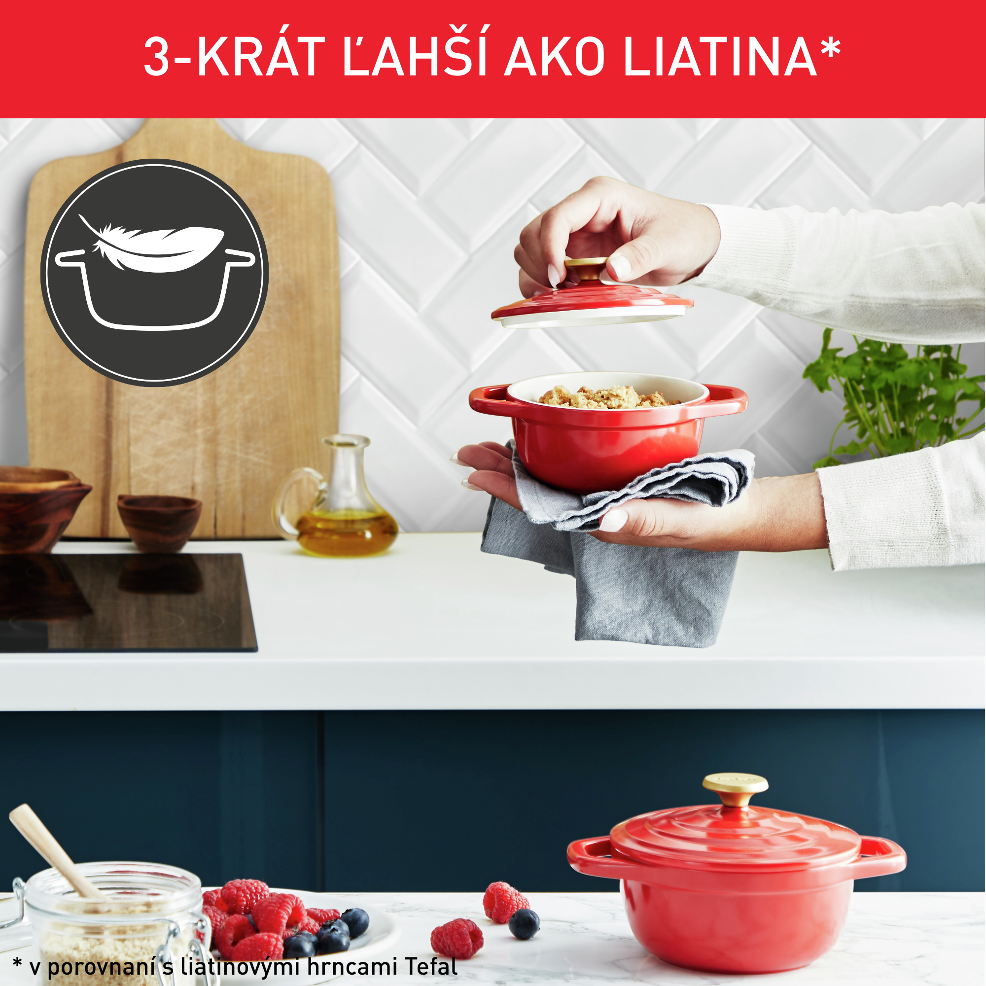 2-dielna sada minikastrólov Air 11 cm