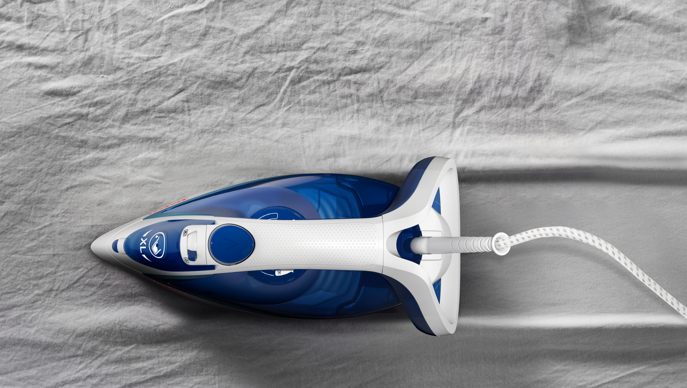 Naparovacia žehlička Tefal Steam Irons Easygliss 2 FV5736E0 Modrá/Biela