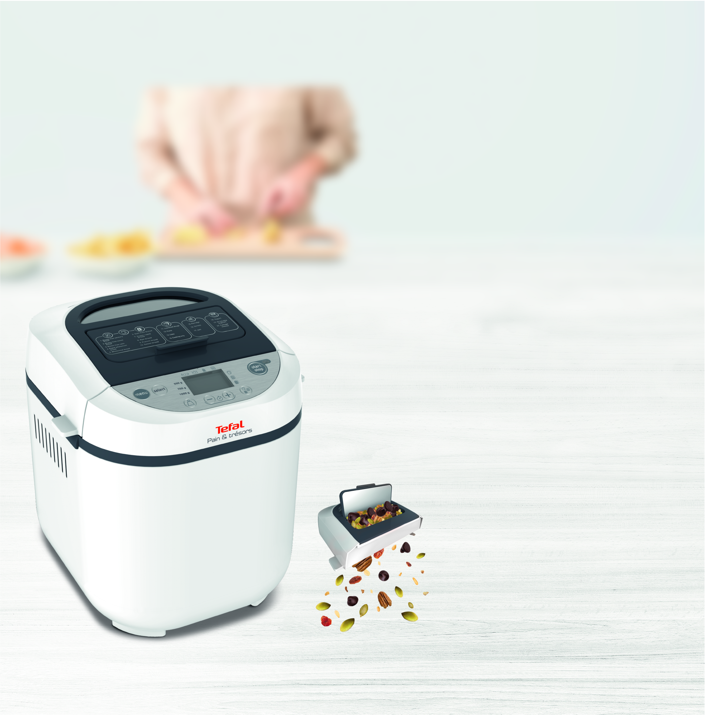 Domáca pekáreň Tefal Pain & Trésors PF250135 Biela