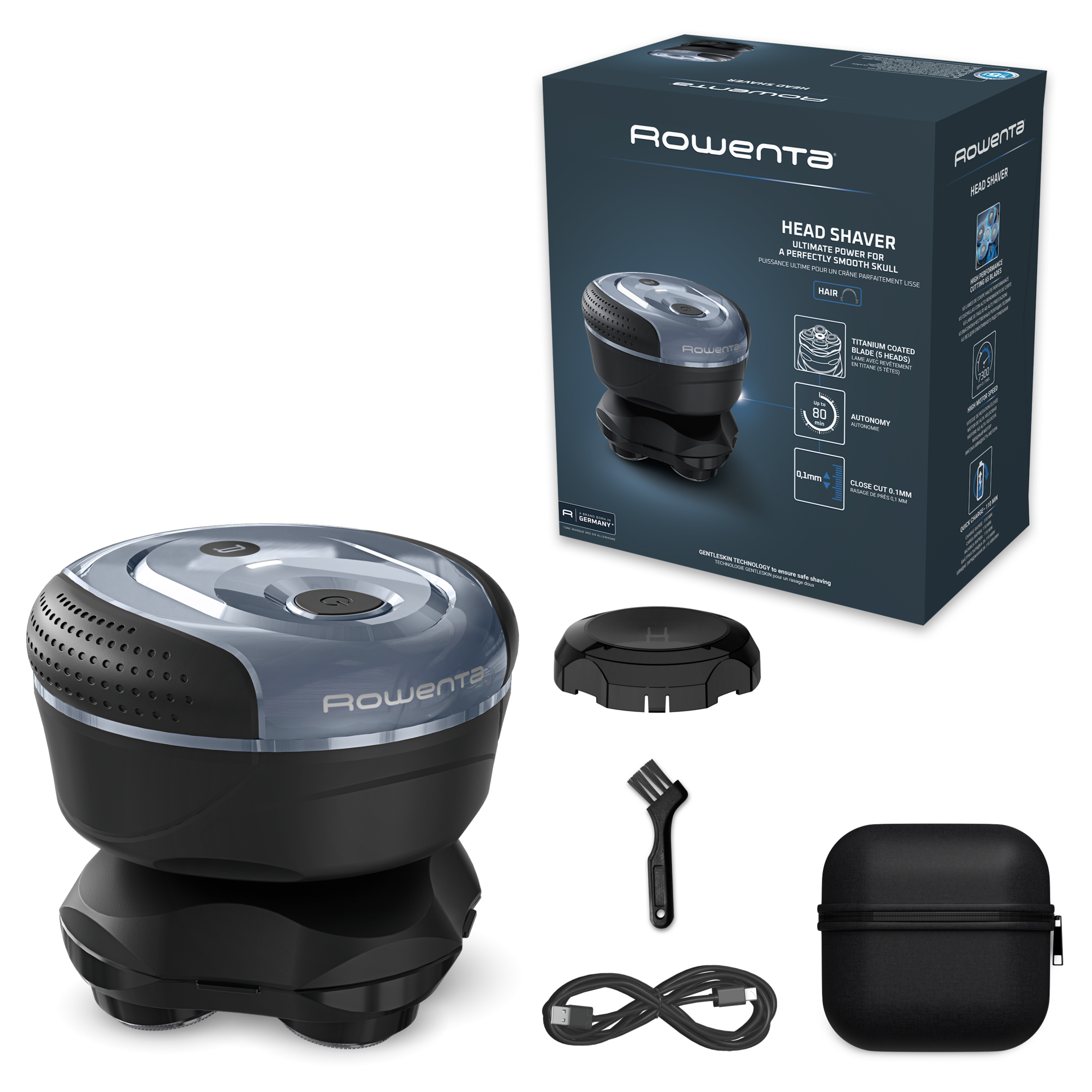 Holicí strojček na hlavu Rowenta GentleBald TN3110E0