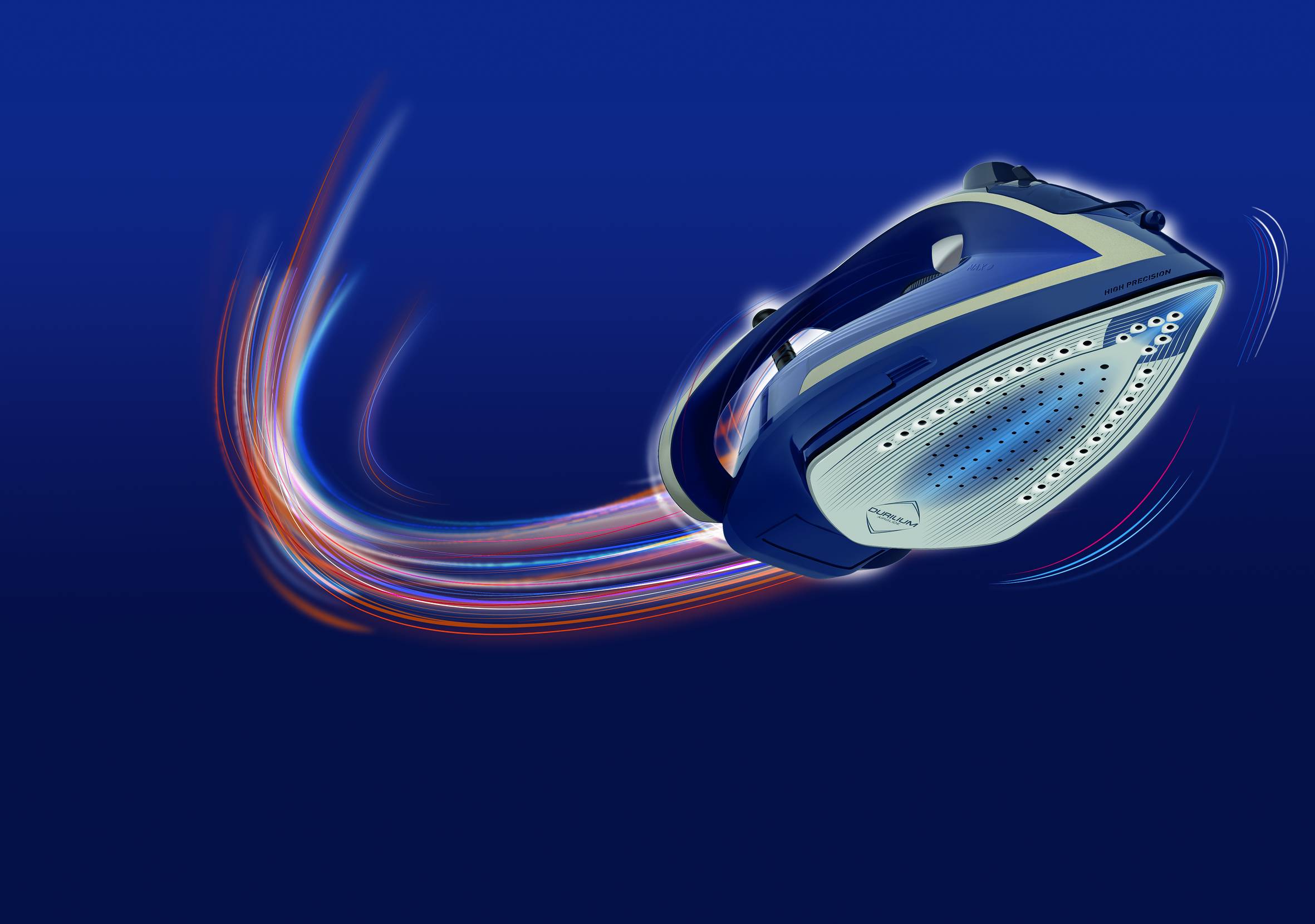 Naparovacia žehlička Tefal Ultragliss Plus FV6830E0 Tmavomodrá/Biela