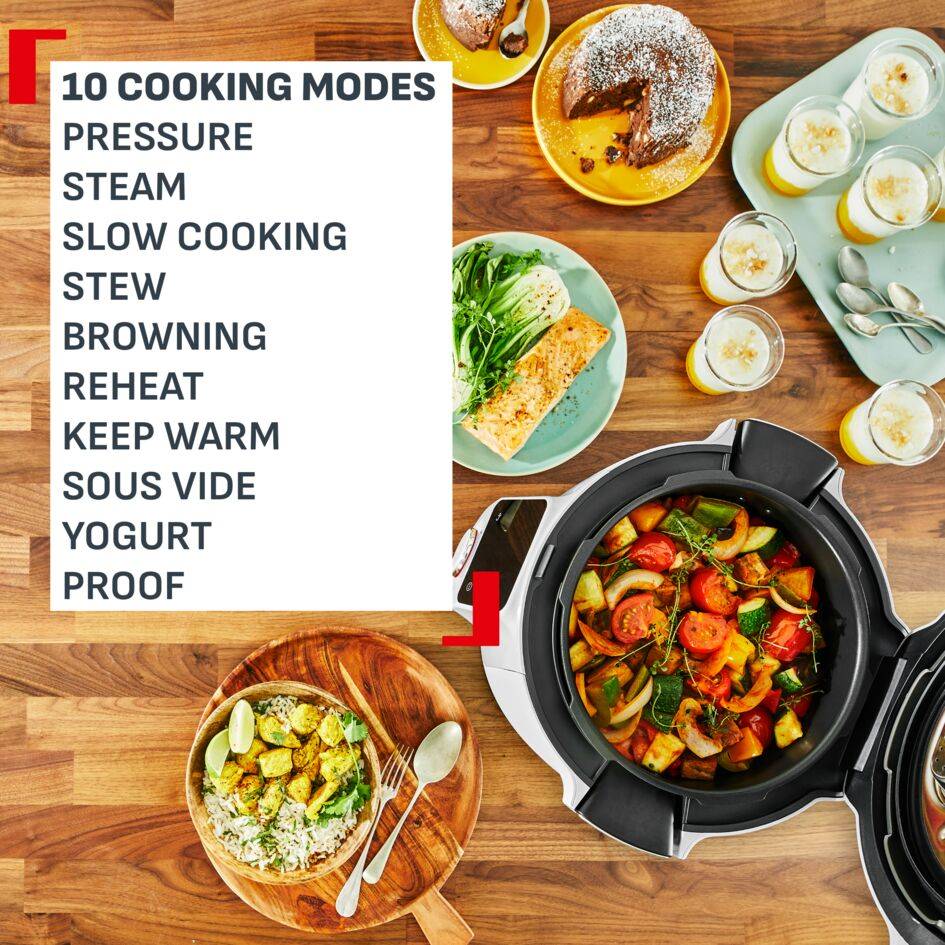 Cook4me Wi-Fi 10in1, Multicooker, 10 Cooking Modes, Pressure Cooker, Slow Cooker