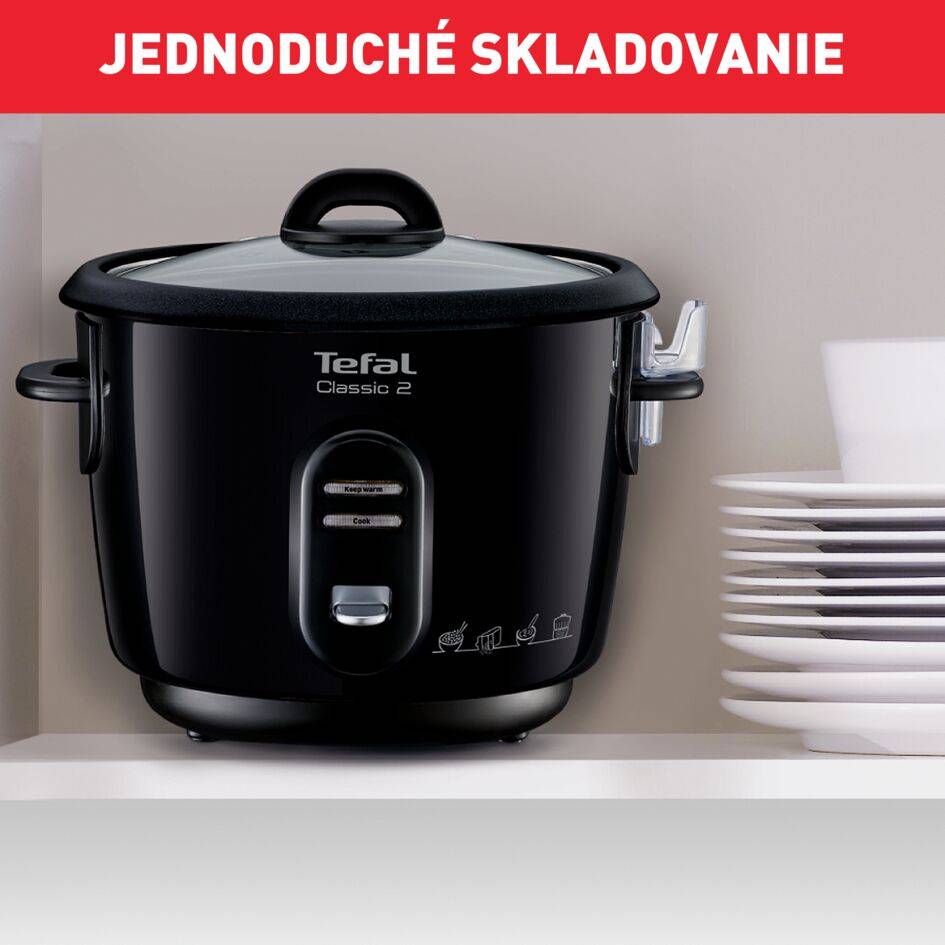 Ryžovar Tefal Classic 6 porcií RK102811 Čierny