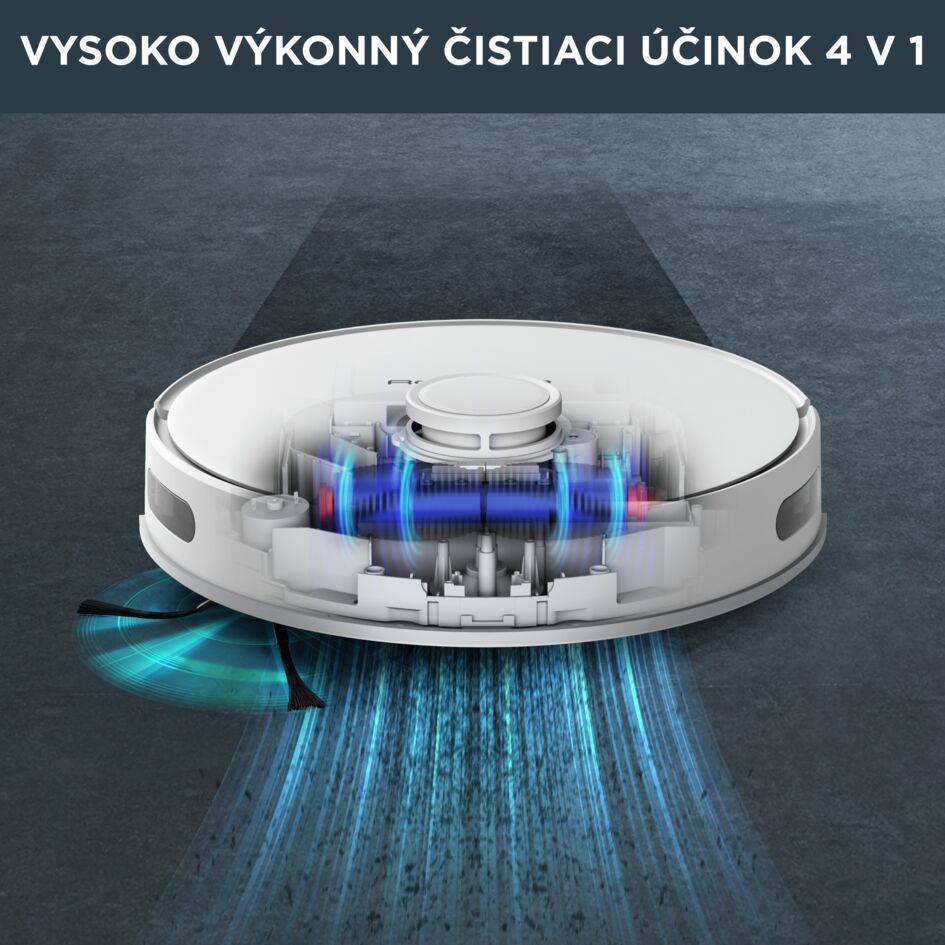 Robotický vysávač Rowenta X-Plorer S75s+ 4v1 Laser Auto Empty 2700Pa RR8587WH