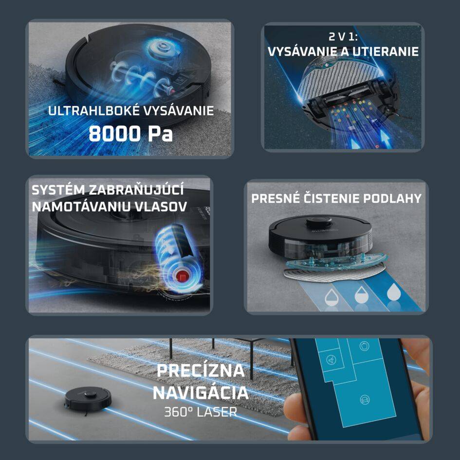 Robotický vysávač X-PLORER S275 8000 PA RR8865E0