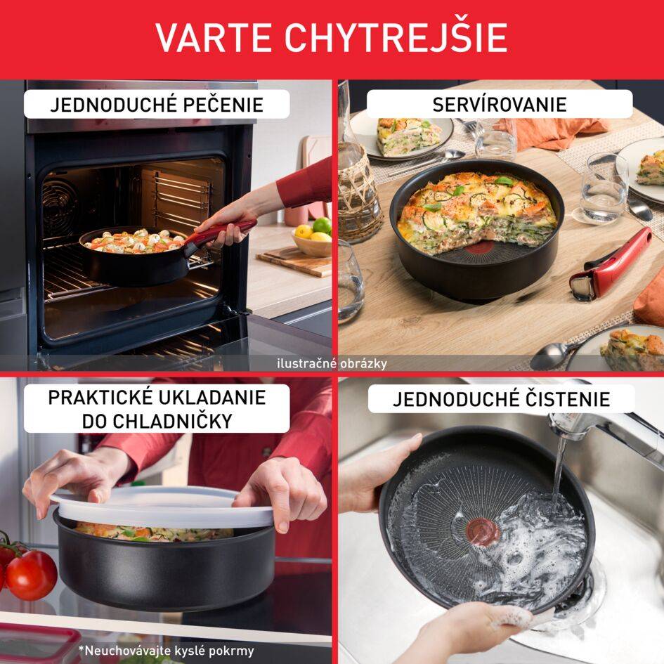 Súprava riadu Tefal Ingenio Easy Cook & Clean L1539053 10 ks