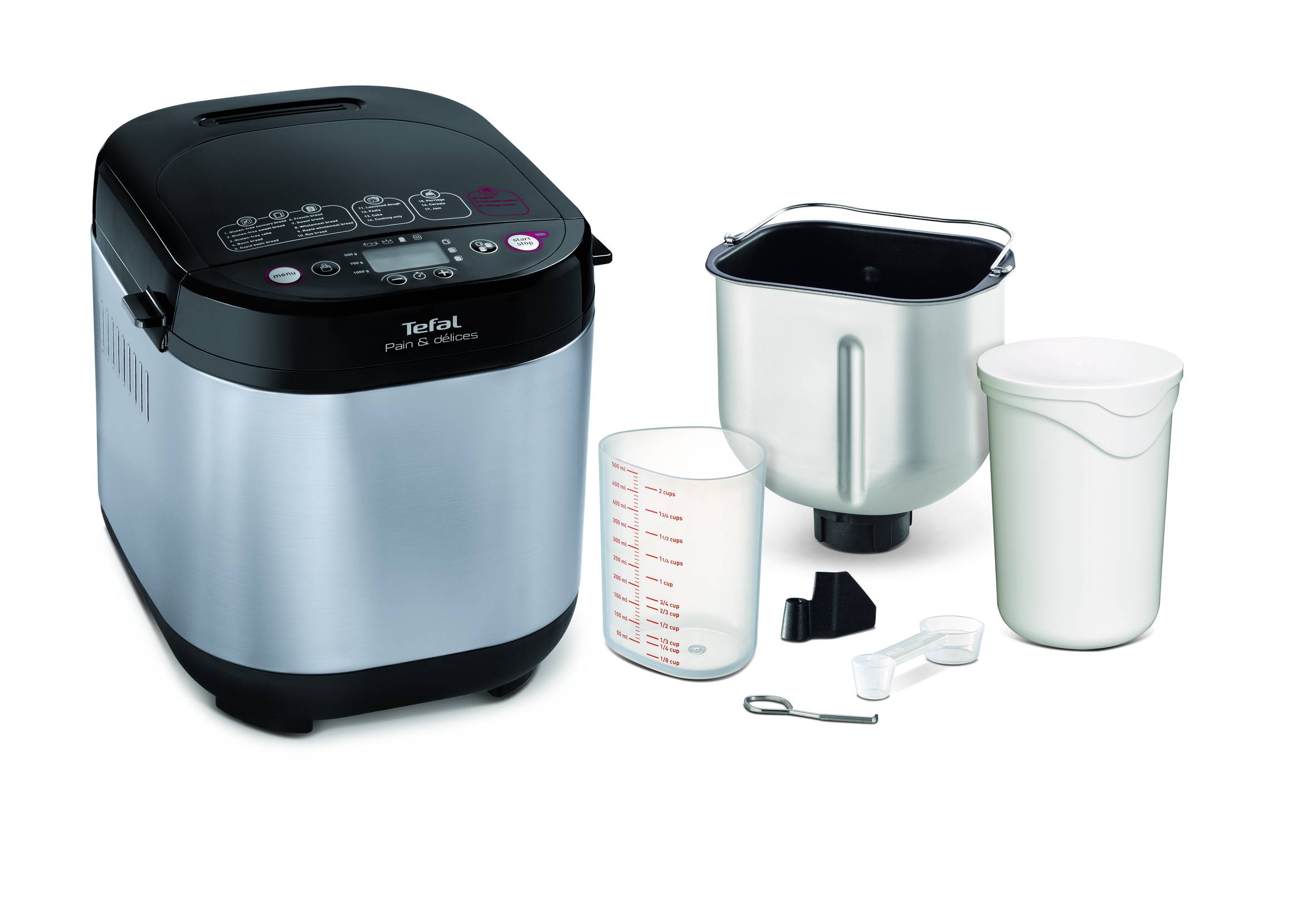 Domáca pekáreň Tefal Pain & Delices PF240E38 Nerezová/Čierna