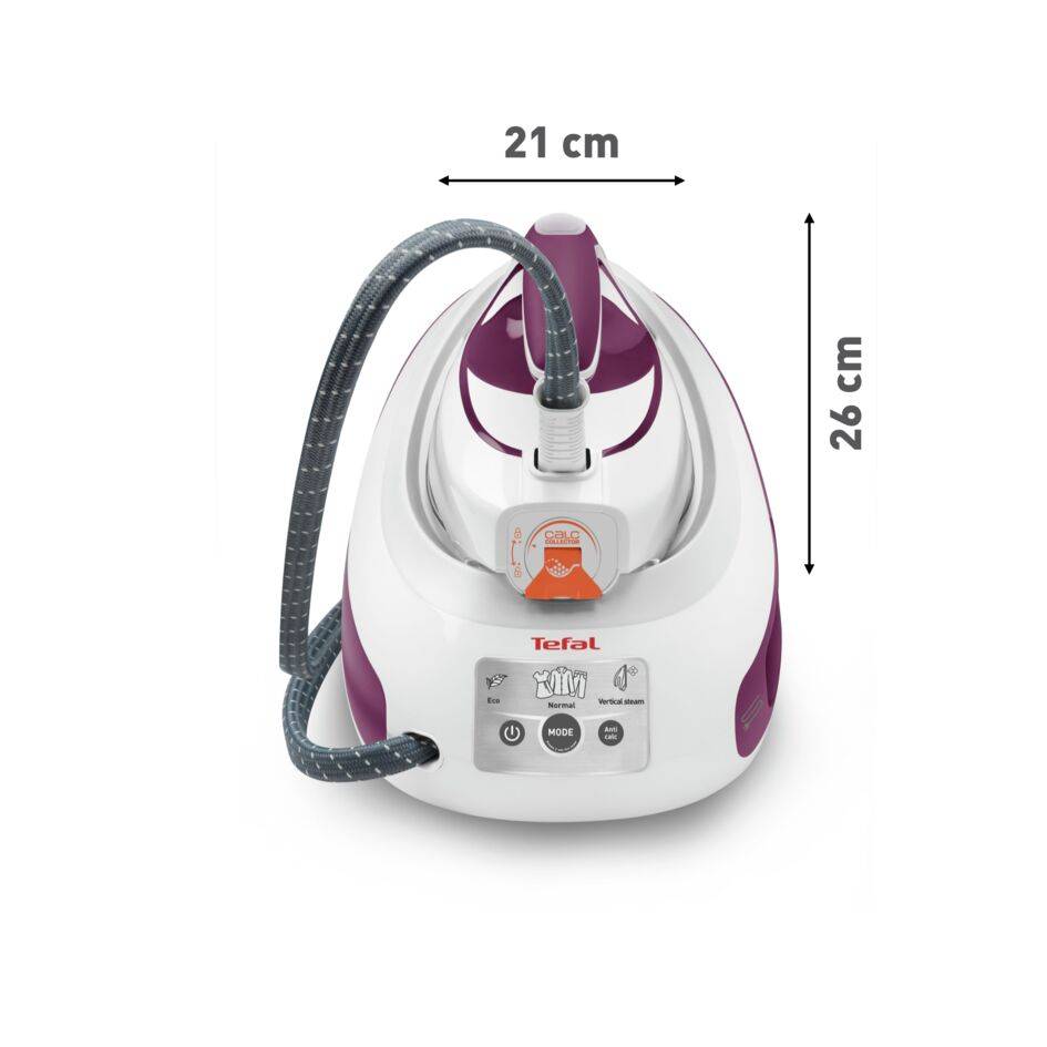 Parný generátor Tefal Express Anti-Calc SV8054E0 Fialový/bielý