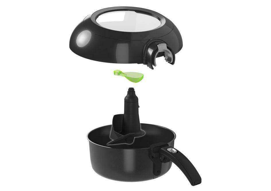 Teplovzdušná fritéza Tefal ActiFry Genius XL AH960830 Čierna