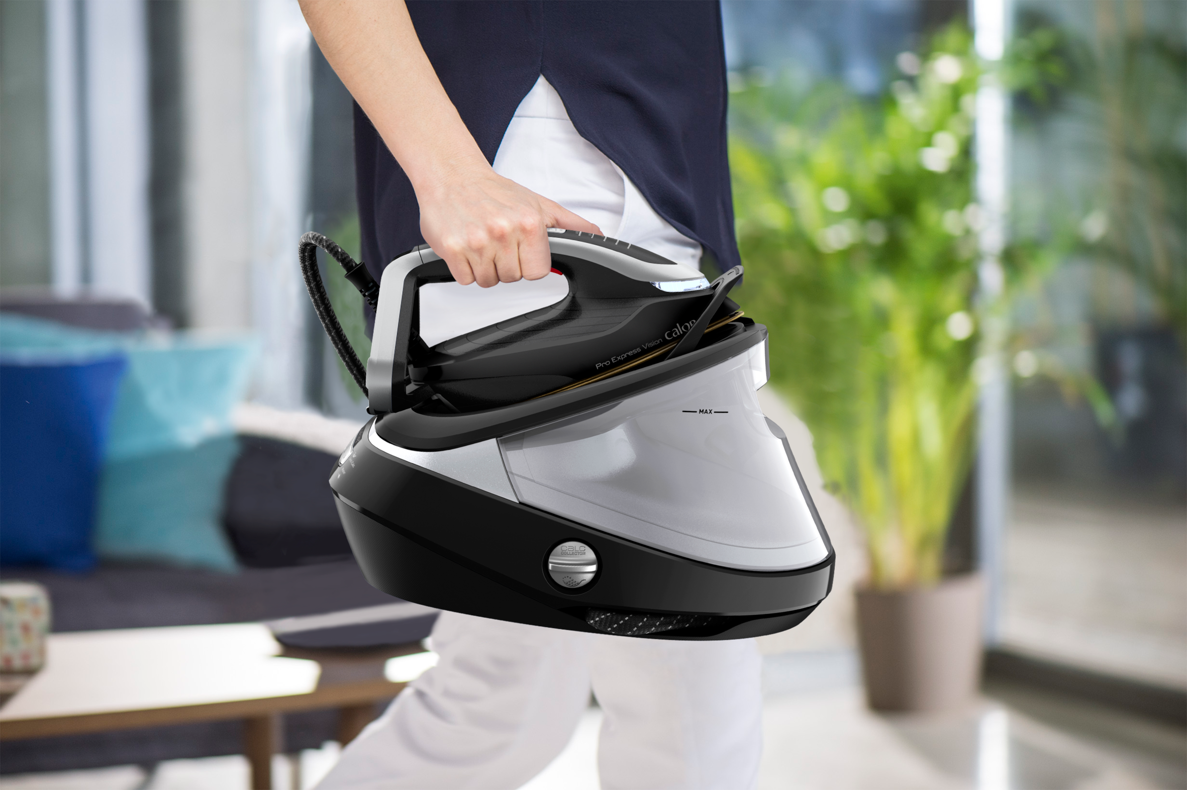 Parný generátor Tefal Pro Express Vision GV9821E0 Strieborný/Čierny